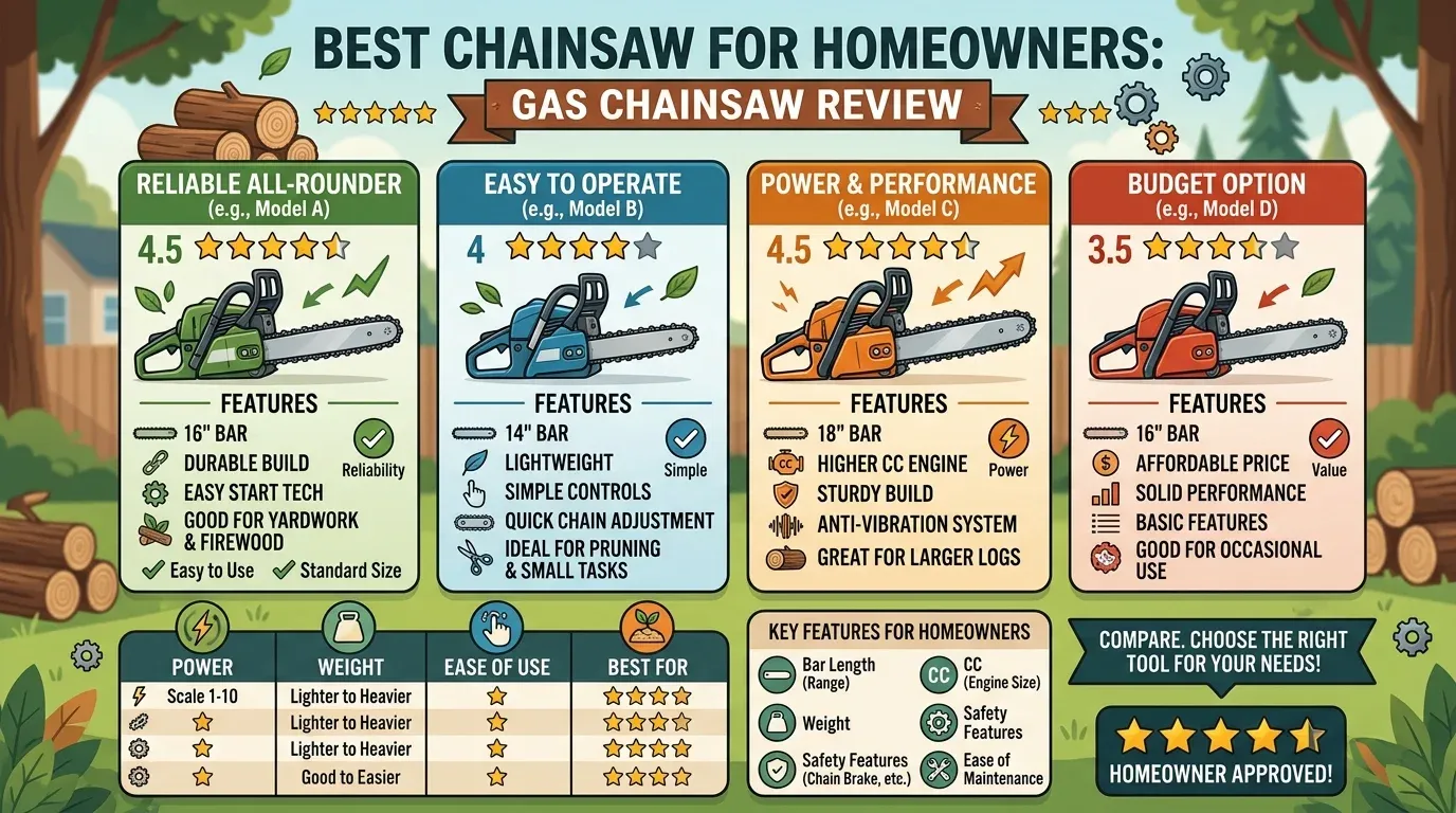 best chainsaw for homeowners