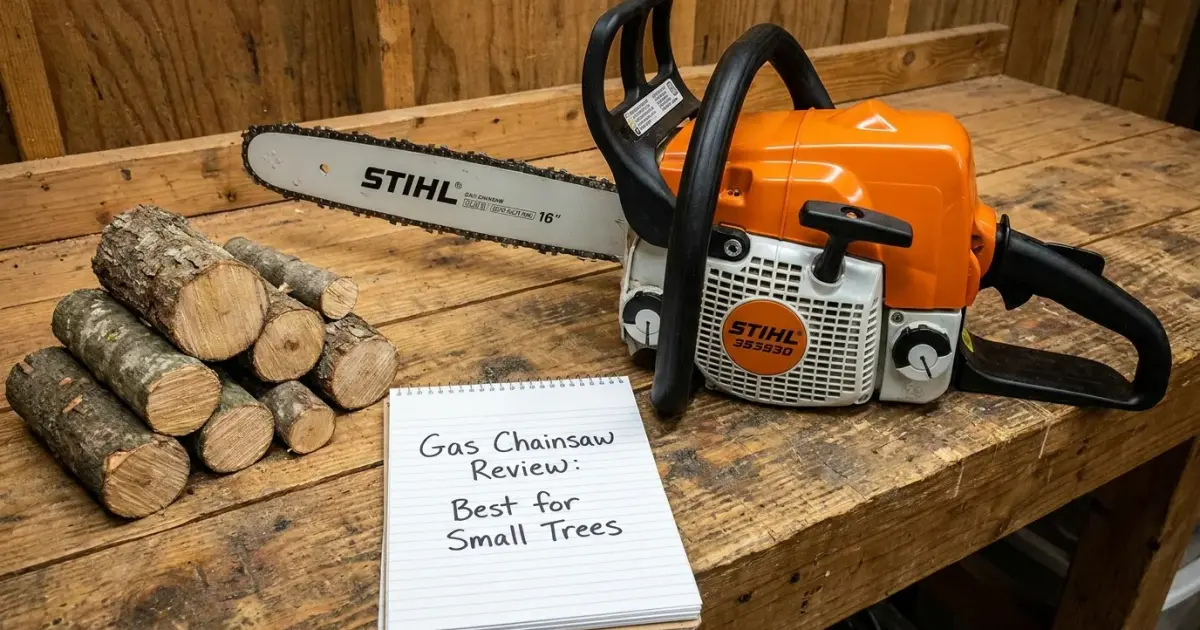 best chainsaw for small trees Gas Chainsaw Review