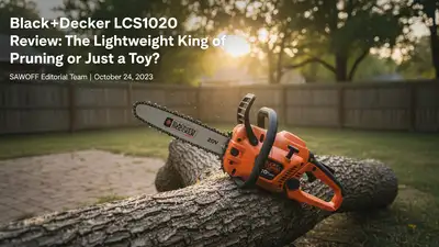 Black+Decker LCS1020 Review: The Lightweight King of Pruning or Just a Toy?