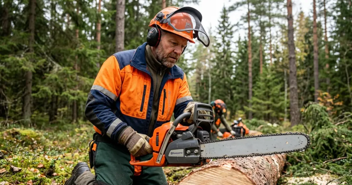 Chainsaw size comparison with different bar lengths from mini to professional 24-inch