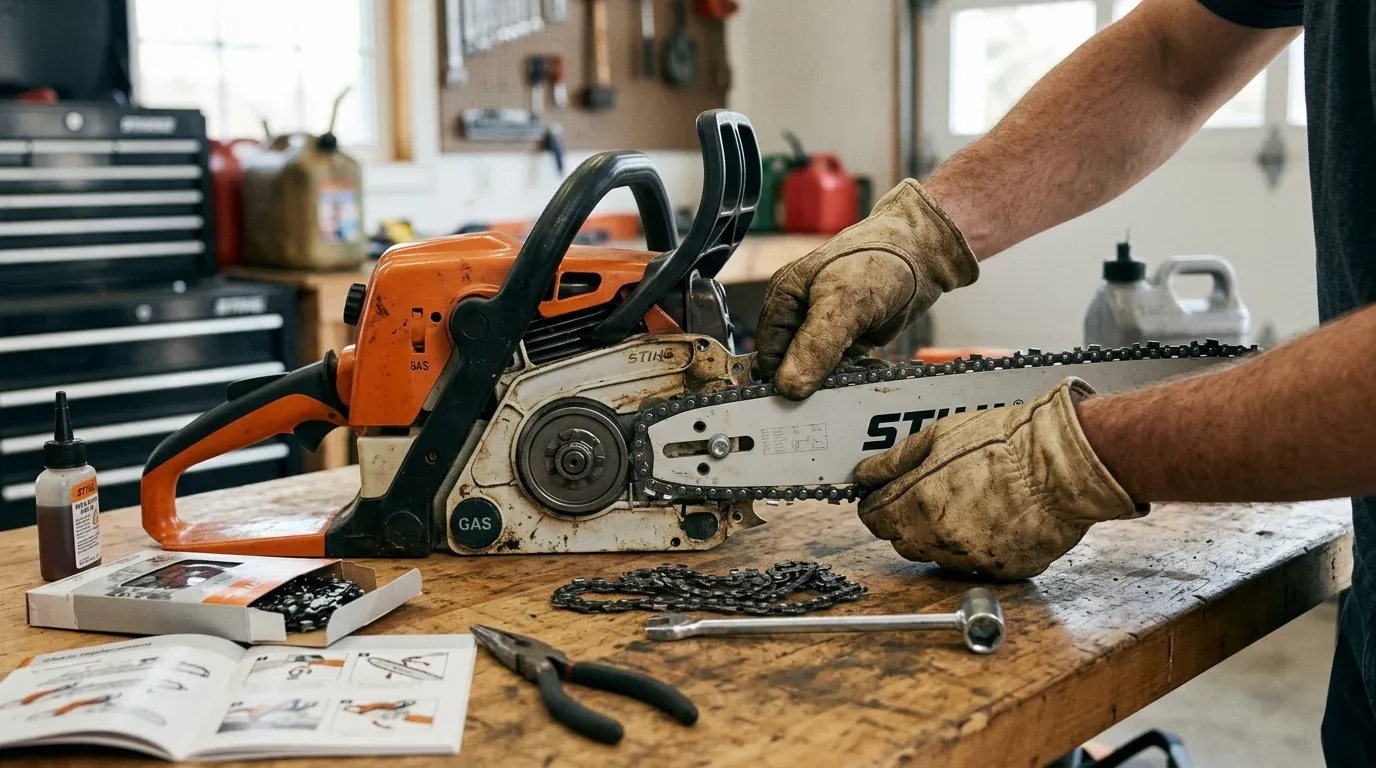 chainsaw chain replacement