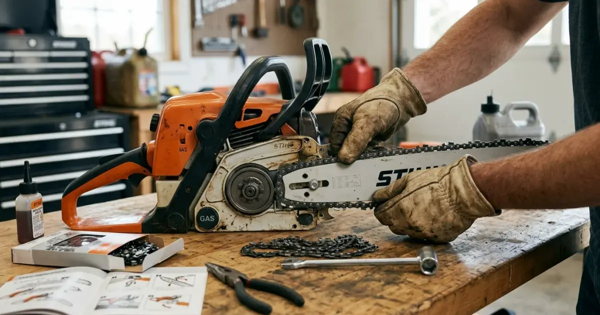 chainsaw chain replacement Gas Chainsaw Review
