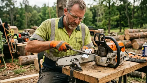 Chainsaw Sharpening Angles: Top Plate, Side Plate & Depth Gauge