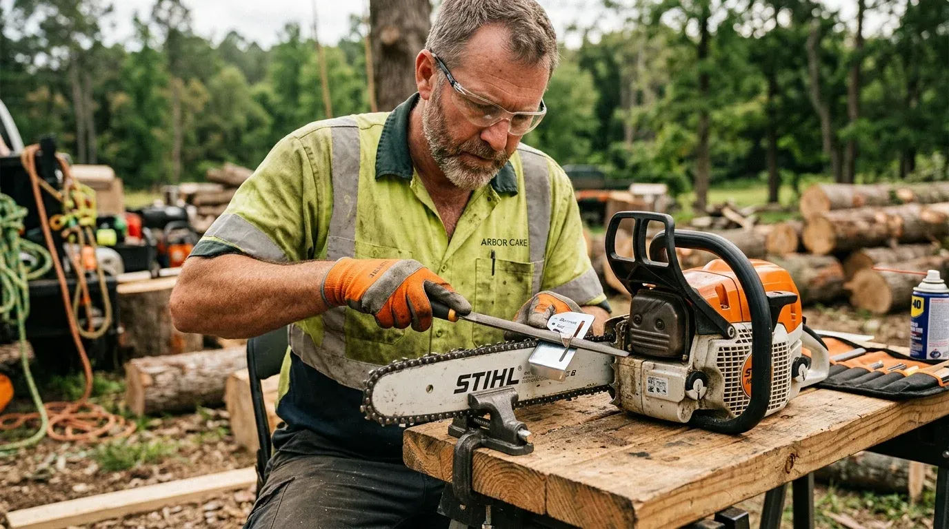 chainsaw sharpening angles