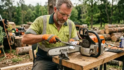 Chainsaw Sharpening Angles: Top Plate, Side Plate & Depth Gauge