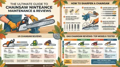 Chainsaw Sharpening Guide: Files, Angles & Technique