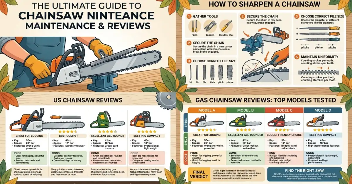 chainsaw sharpening guide Gas Chainsaw Review