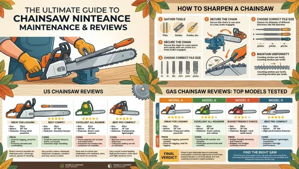 Chainsaw Sharpening Guide: Files, Angles & Technique