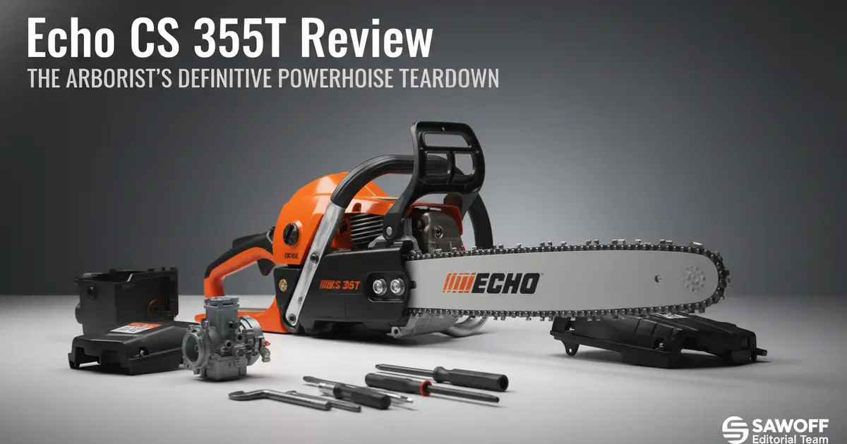 Echo CS 355T Gas Chainsaw Review