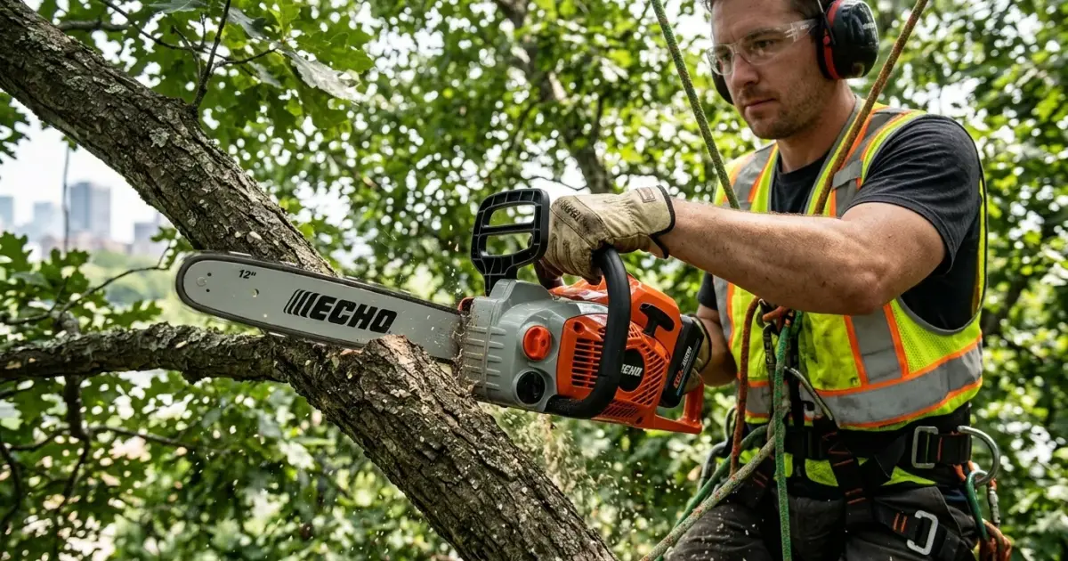 Echo DCS-2500T Review Battery Chainsaw Review