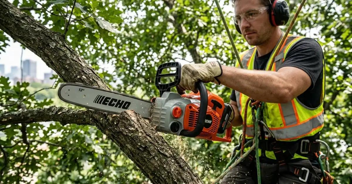 Echo DCS-2500T Review Battery Chainsaw Review