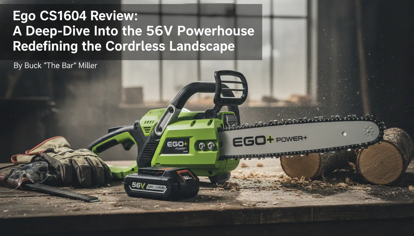 Ego CS1604 Cordless Chainsaw Review