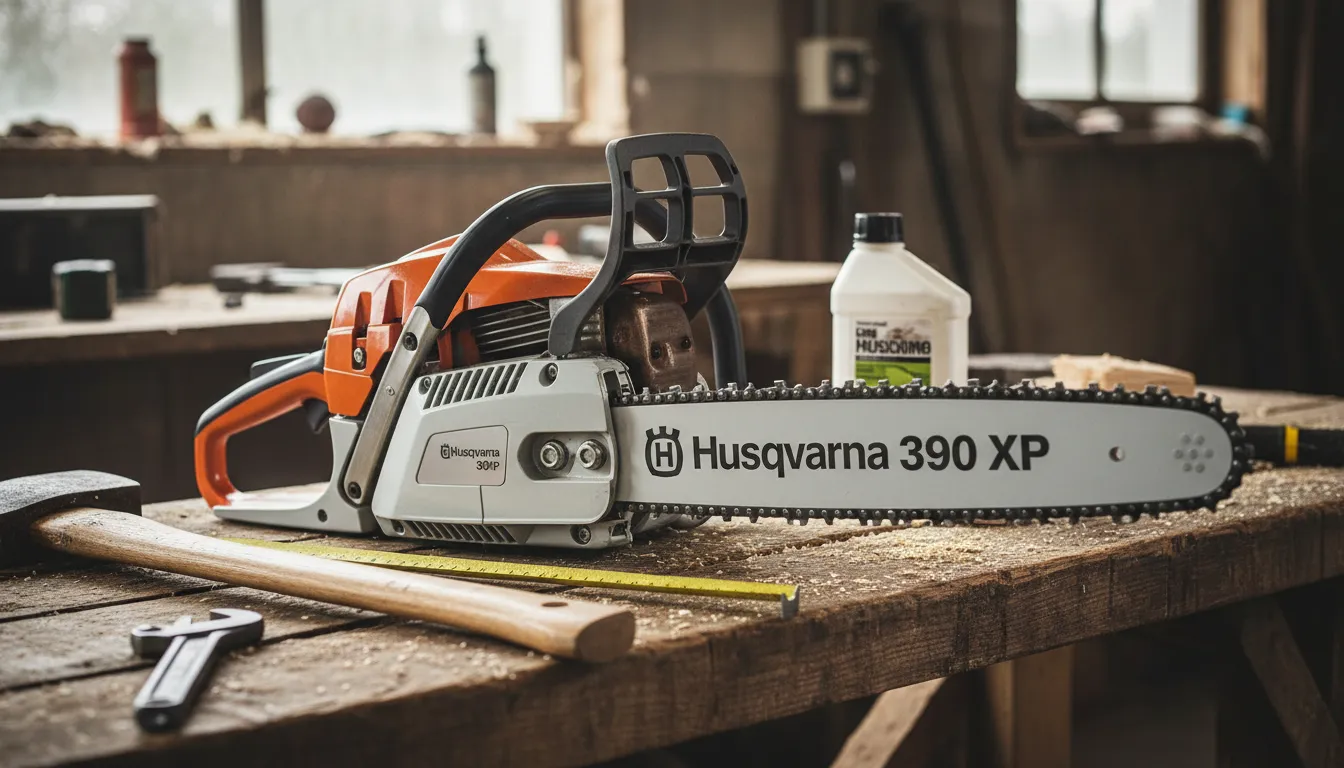 Husqvarna 390 XP Gas Chainsaw Review