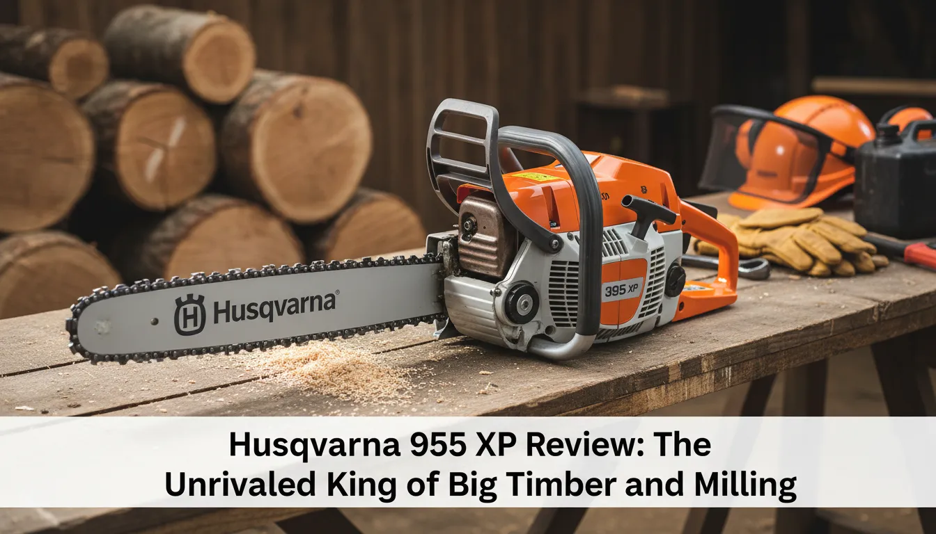 Husqvarna 395 XP Gas Chainsaw Review