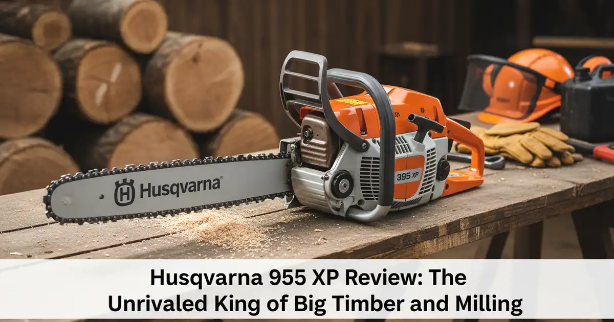 Husqvarna 395 XP Gas Chainsaw Review
