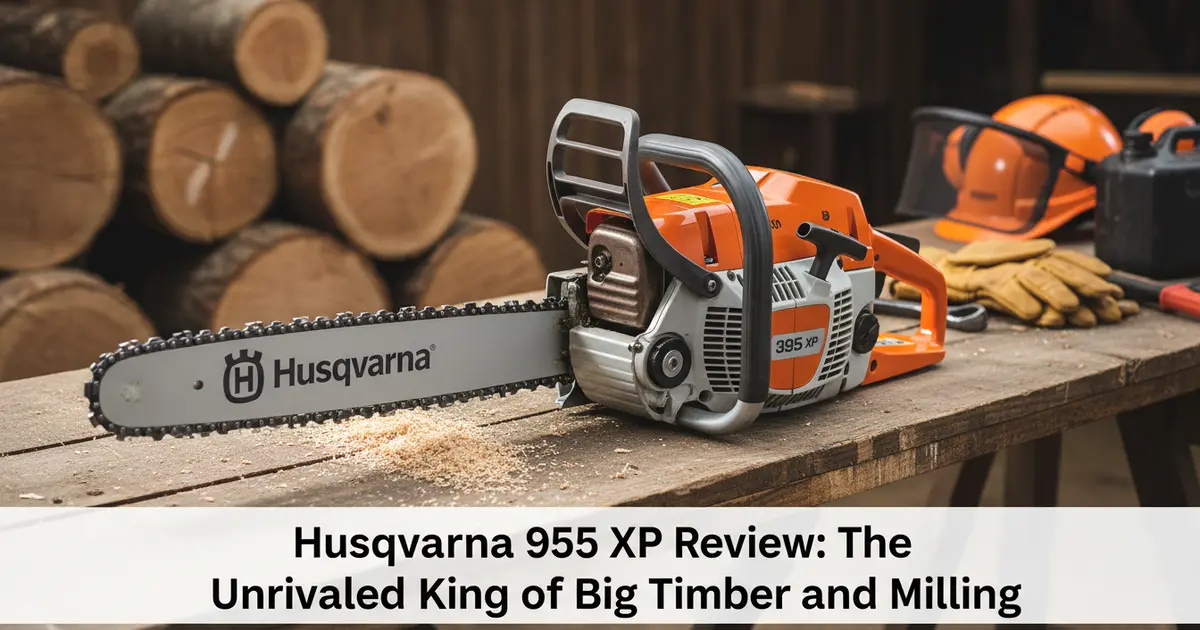 Husqvarna 395 XP Gas Chainsaw Review