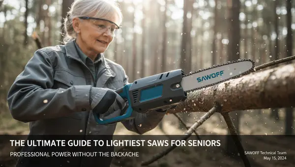 Lightest Saws for Seniors: Professional Power Without the Backache