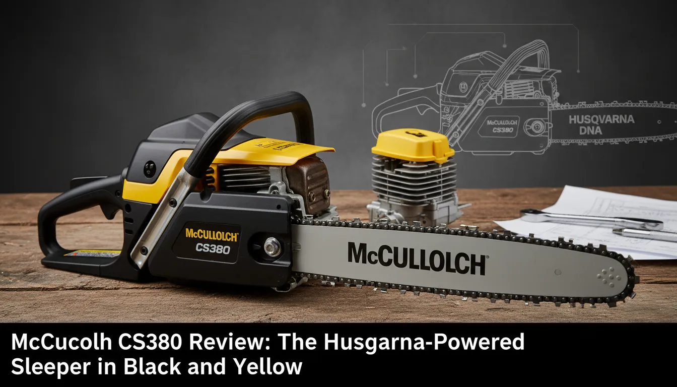 McCulloch CS380 Gas Chainsaw Review