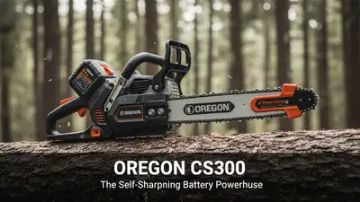 Oregon CS300 Review: Motor, Self-Sharpening & Runtime