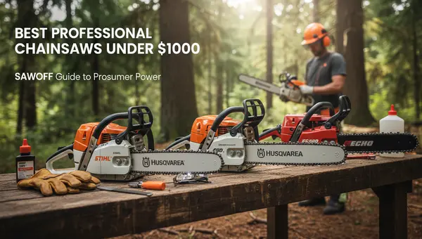 Best Professional Chainsaws Under $1000: The Definitive SAWOFF Guide to Prosumer Power