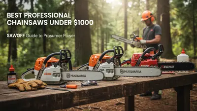 Best Professional Chainsaws Under $1000: The Definitive SAWOFF Guide to Prosumer Power