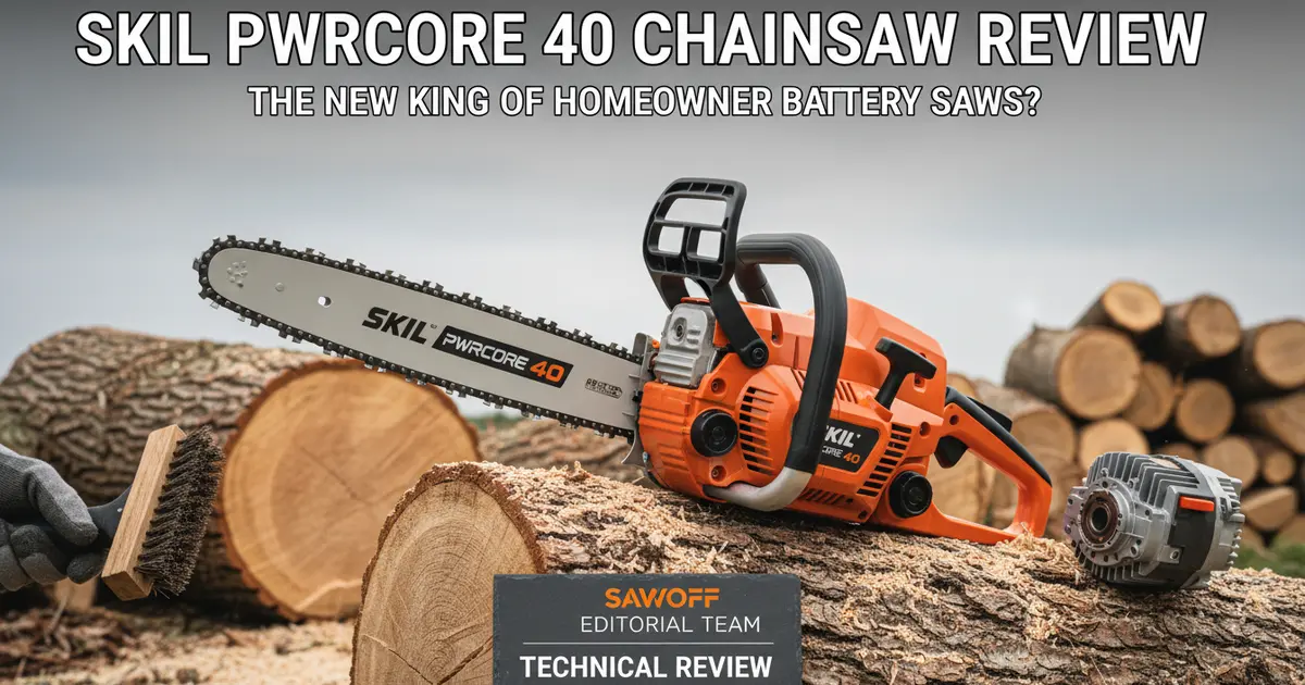 Skil PWRCore 40 Battery Chainsaw Review
