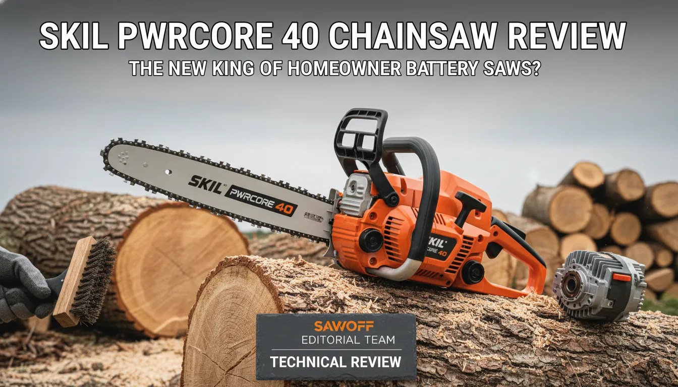 Skil PWRCore 40 Battery Chainsaw Review