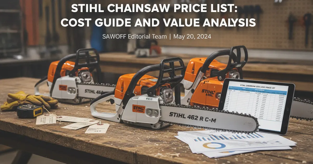 Stihl Chainsaw Price List: Cost Guide and Value Analysis Gas Chainsaw Review