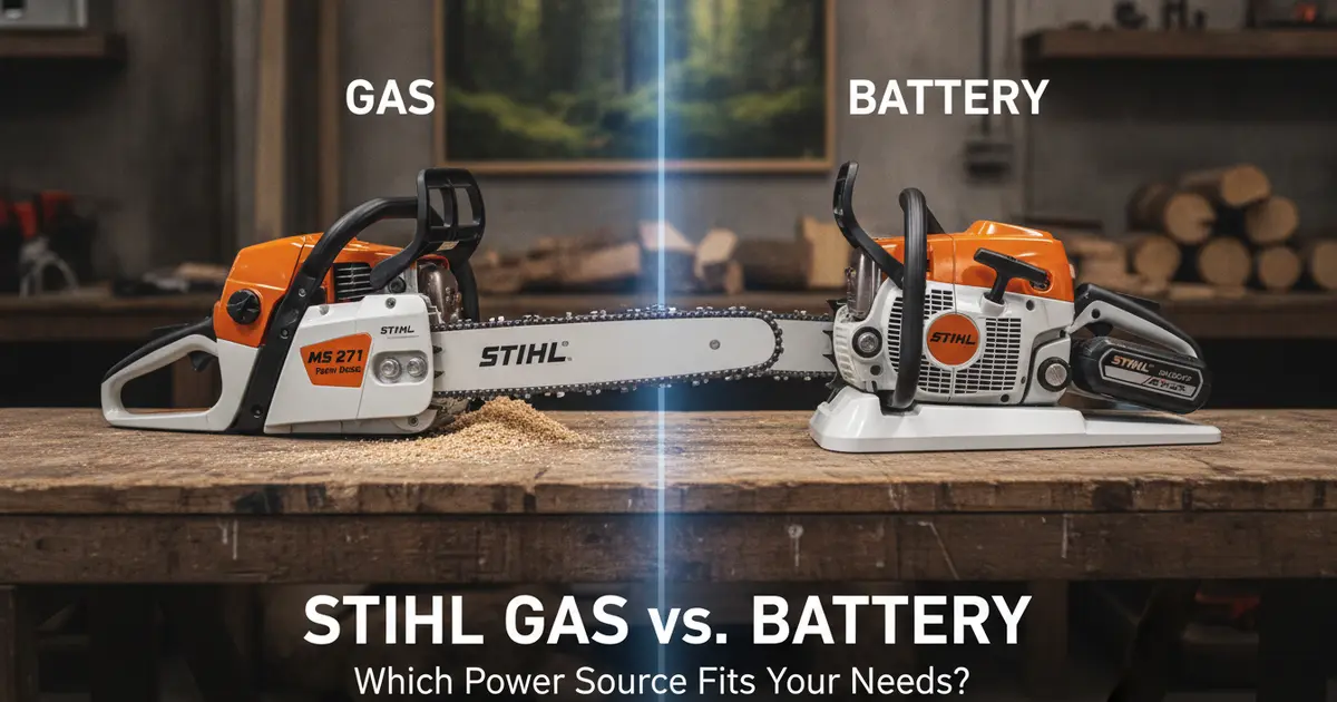 Stihl Gas vs Battery Chainsaw: Which Power Source Fits Your Needs? Gas Chainsaw Review