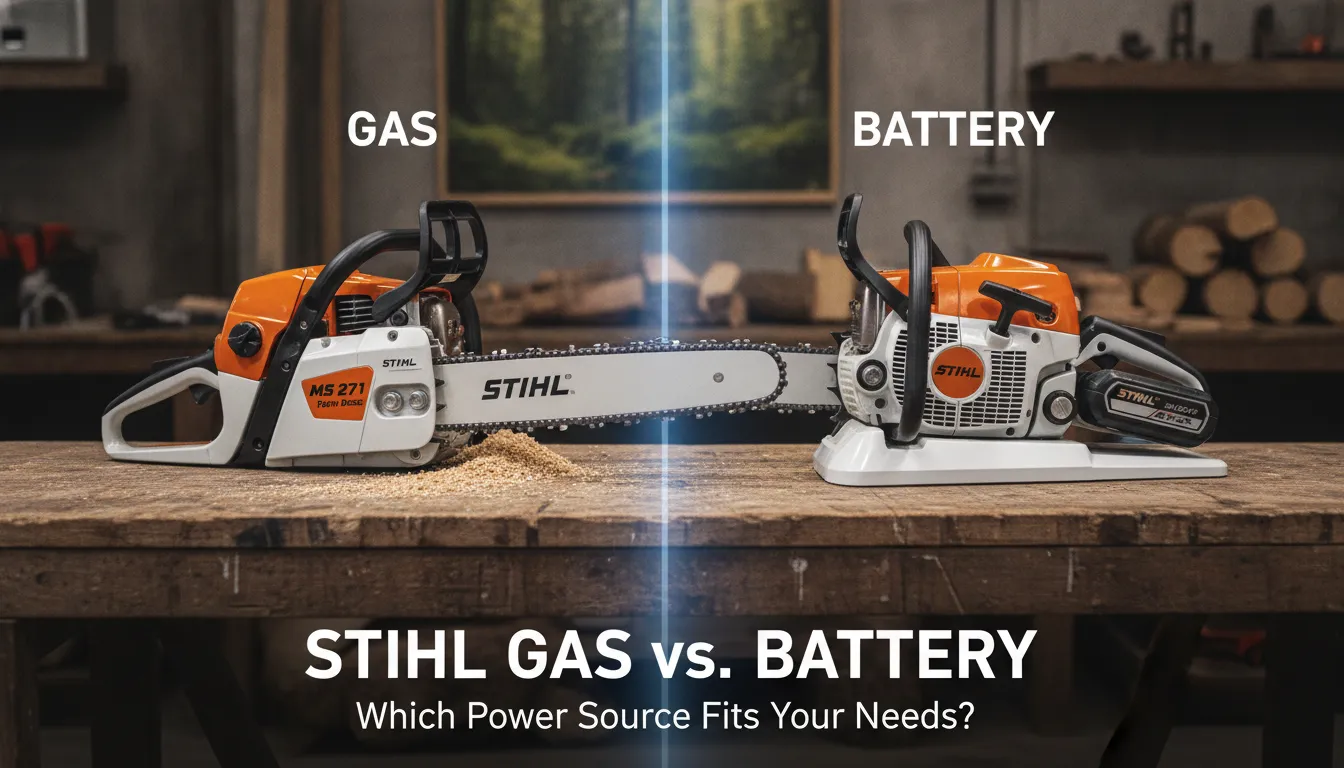 Stihl Gas vs Battery Chainsaw: Which Power Source Fits Your Needs? Gas Chainsaw Review