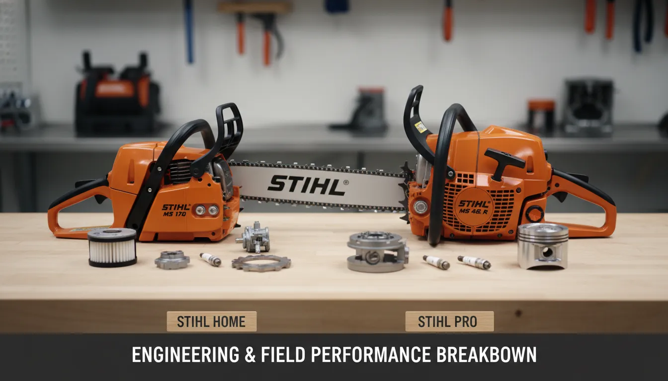 Stihl Home vs Pro Gas Chainsaw Review