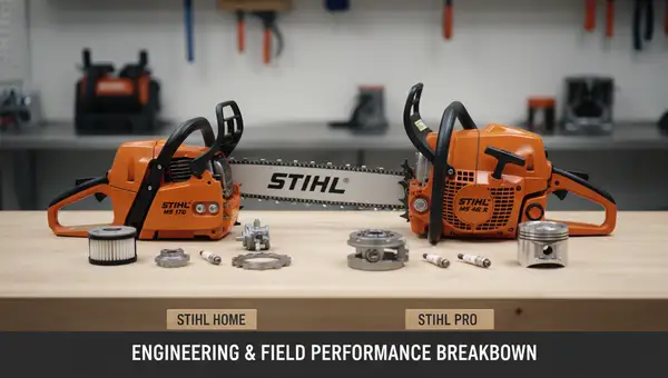 Stihl Home vs Pro: Engineering & Price Differences