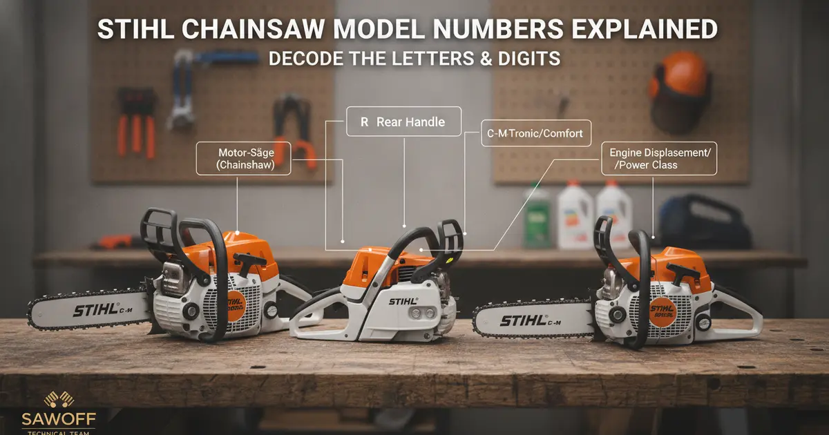 Stihl Chainsaw Model Numbers Explained: Decode the Letters & Digits Gas Chainsaw Review