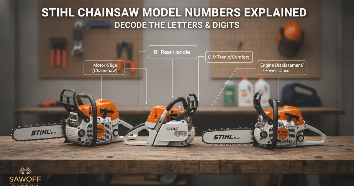 Stihl Chainsaw Model Numbers Explained: Decode the Letters & Digits Gas Chainsaw Review