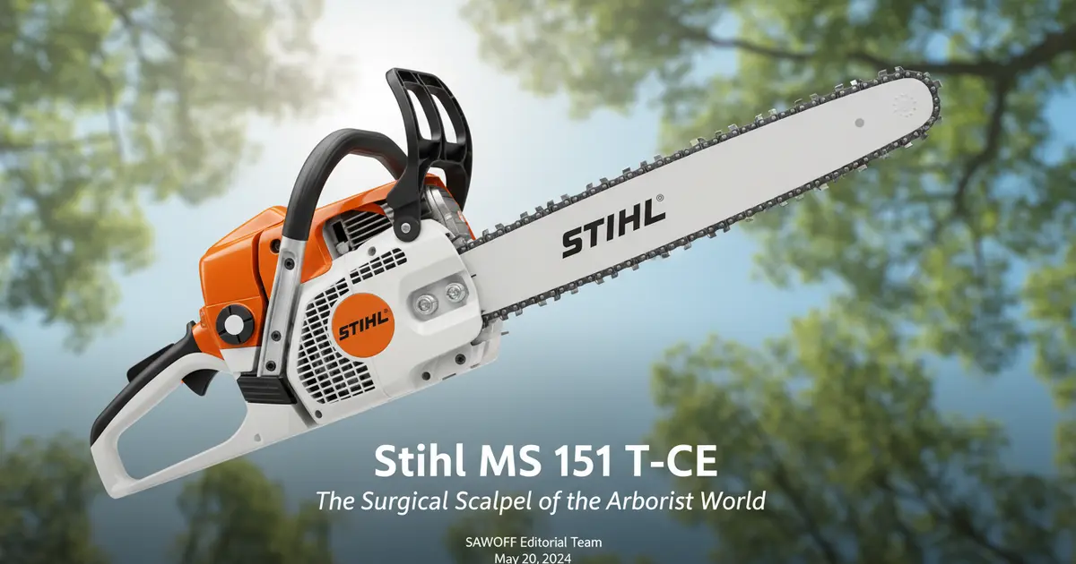 Stihl MS 151 T-CE Gas Chainsaw Review
