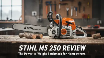 Stihl MS 250 Review: The Power-to-Weight Benchmark for Homeowners