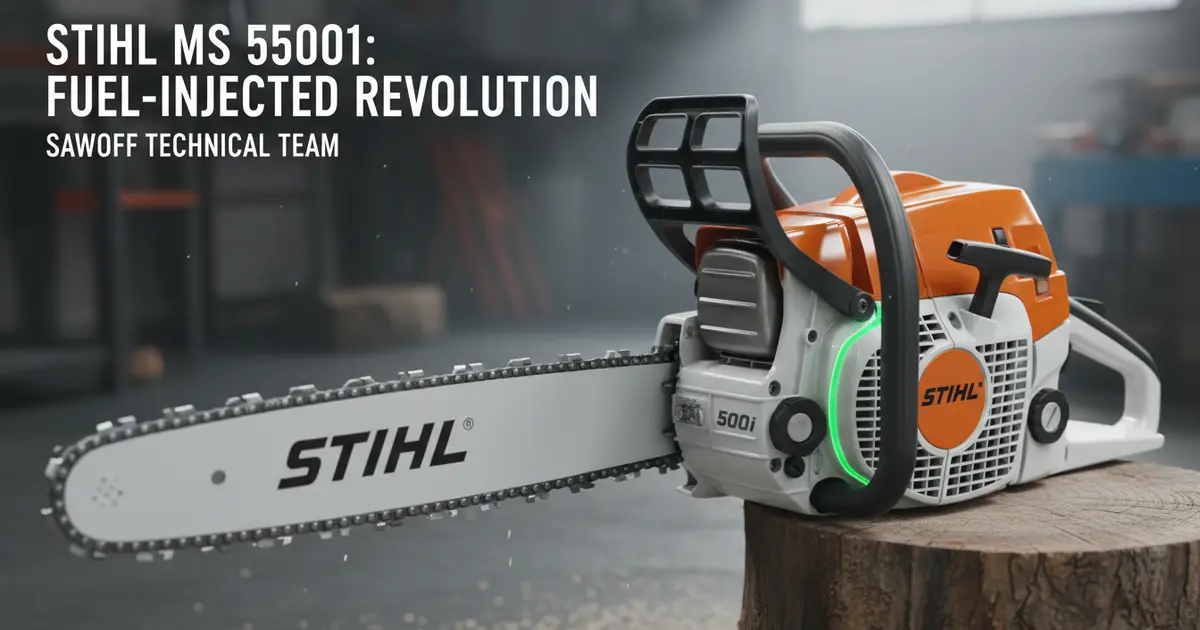 Stihl MS 500i professional gas chainsaw