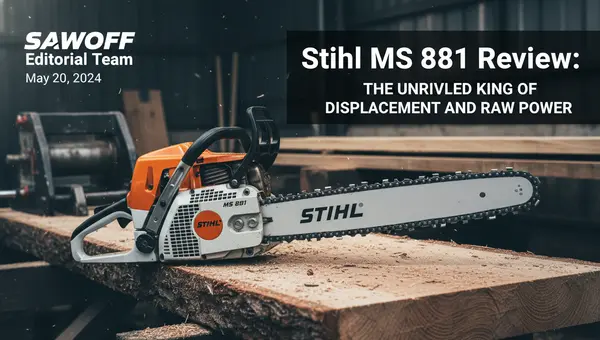 Stihl MS 881 Review: The Unrivaled King of Displacement and Raw Power