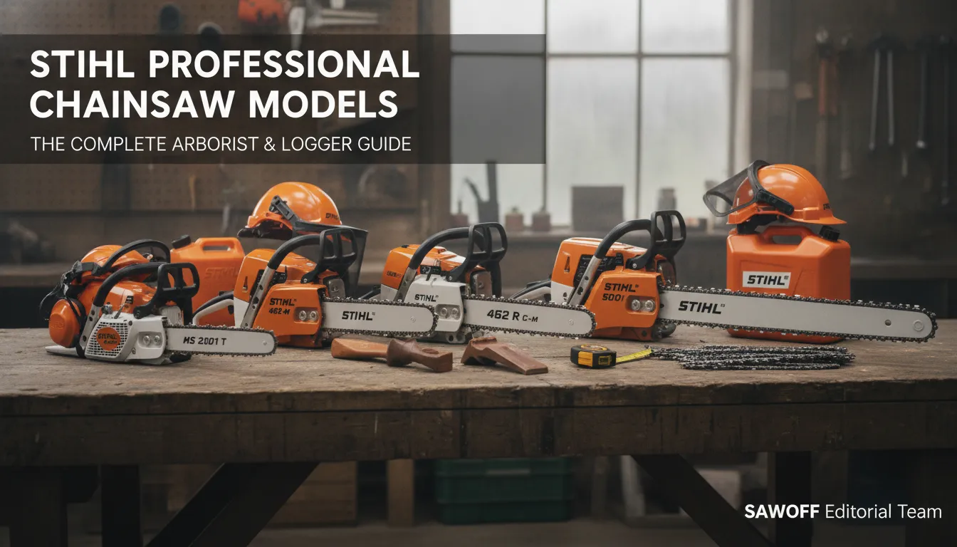 Stihl Professional Chainsaw Models: The Complete Arborist & Logger Guide Gas Chainsaw Review