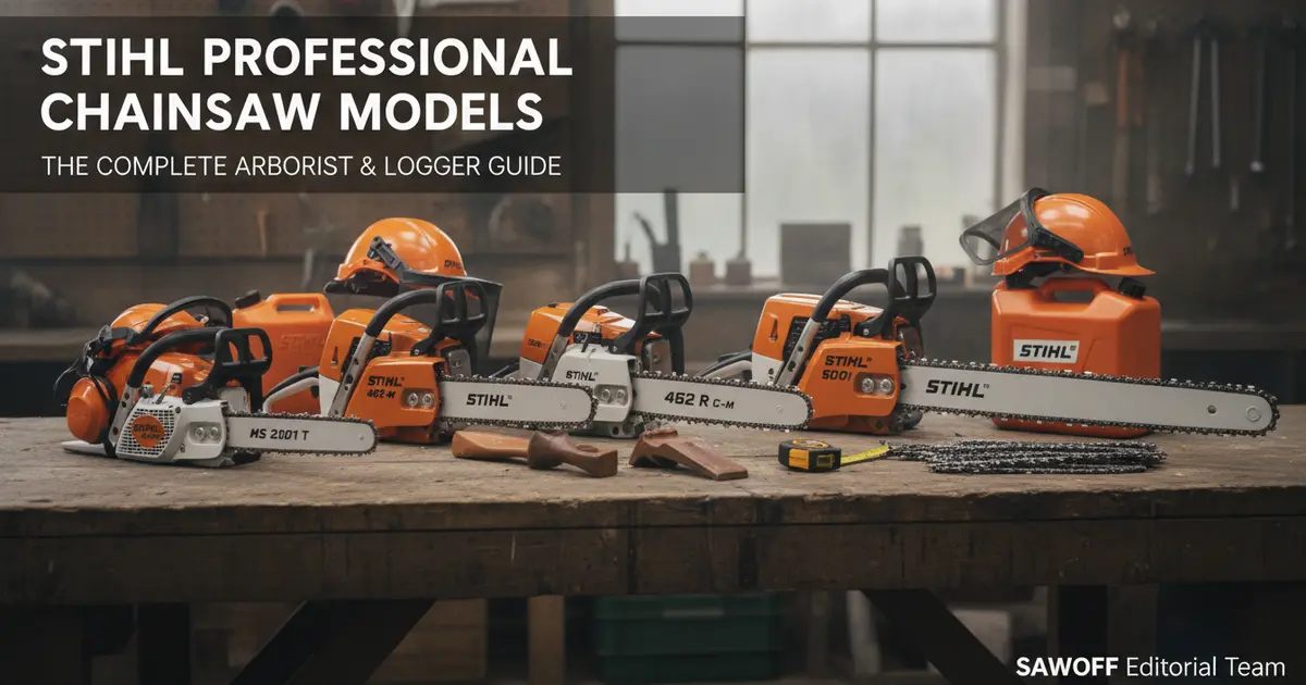 Stihl Professional Chainsaw Models: The Complete Arborist & Logger Guide Gas Chainsaw Review