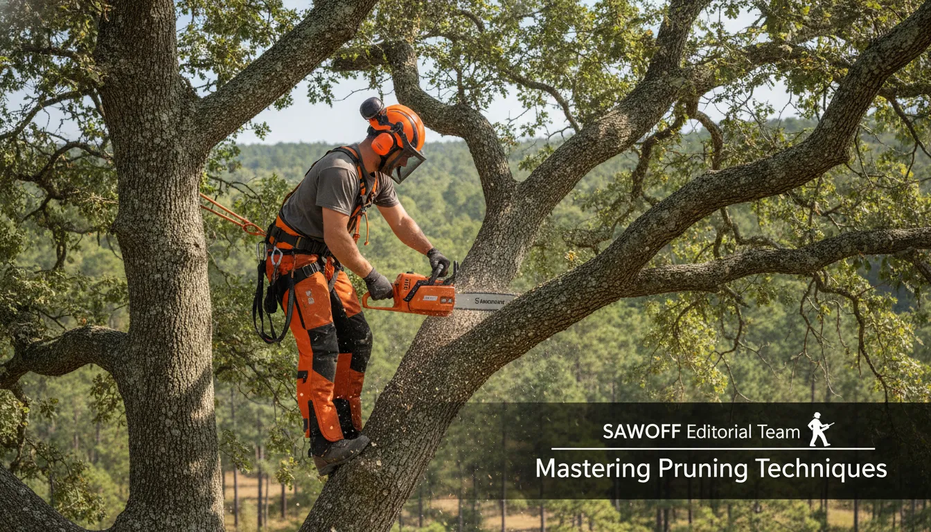 Pruning techniques with top handle saws. Gas Chainsaw Review