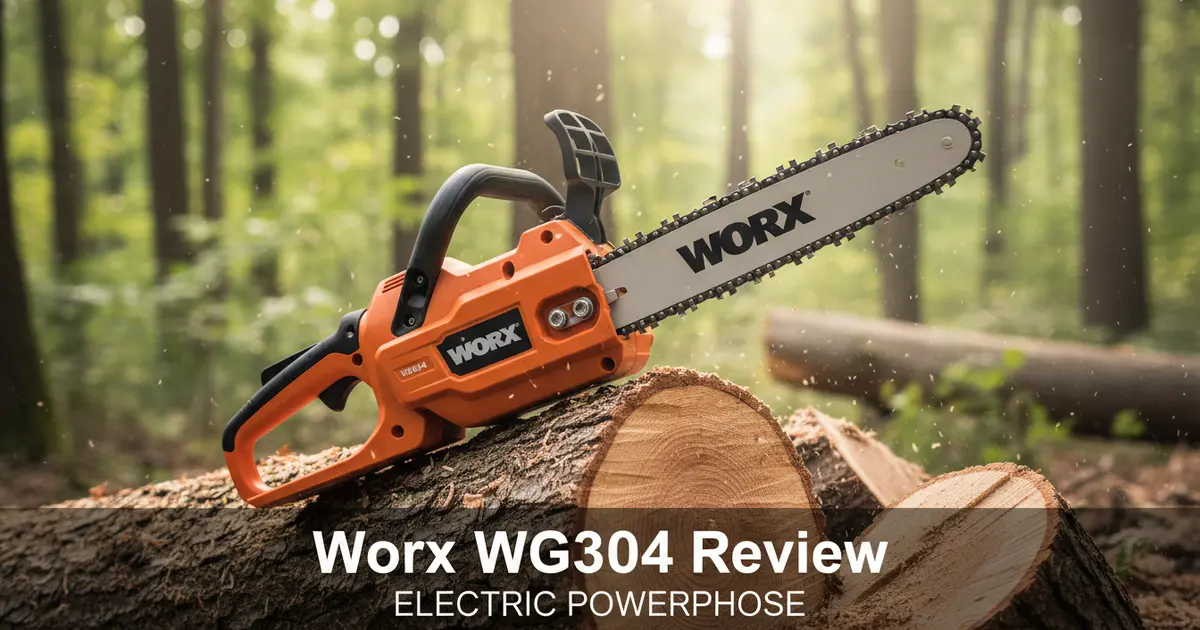 Worx WG304 Electric Chainsaw Review
