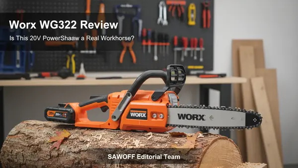 Worx WG322 Review: Is This 20V PowerShare Chainsaw a Real Workhorse?