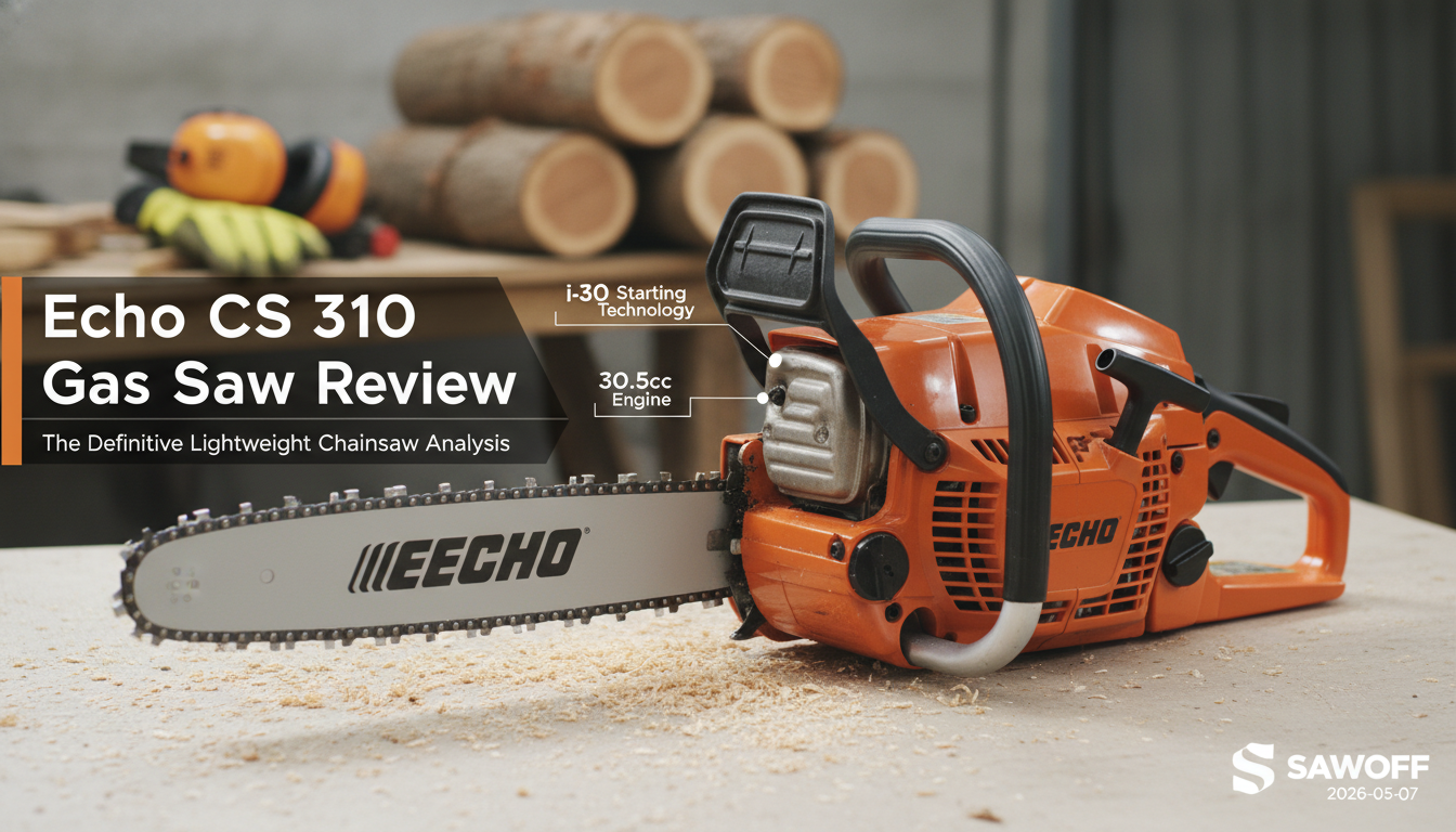 Echo CS 310 gas saw review. Gas Chainsaw Review