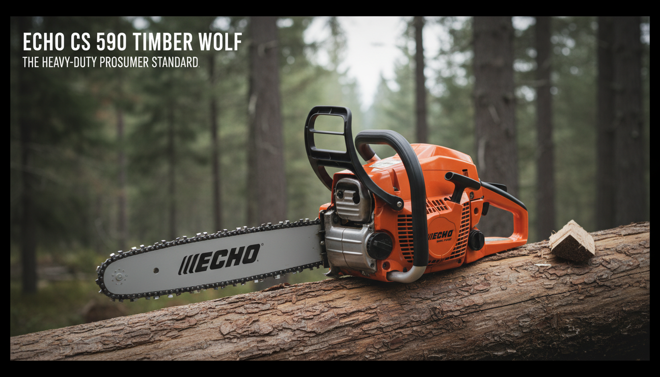 Echo CS 590 Timber Wolf Gas Chainsaw Review