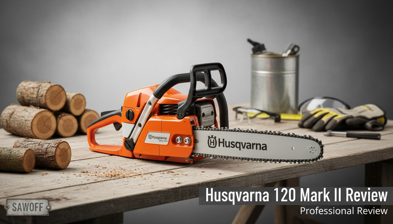 Husqvarna 120 Mark II gas saw review. Professional Review