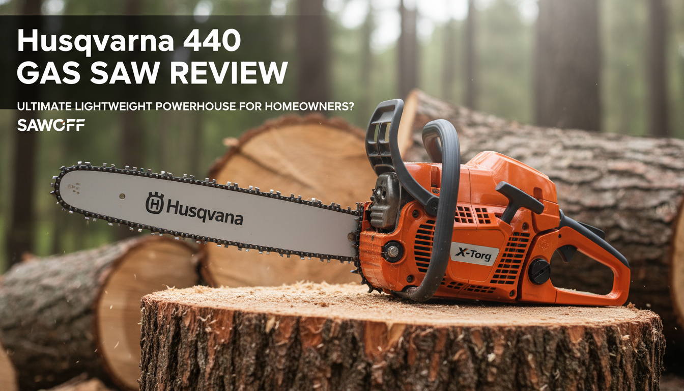 Husqvarna 440 gas saw review. Professional Review