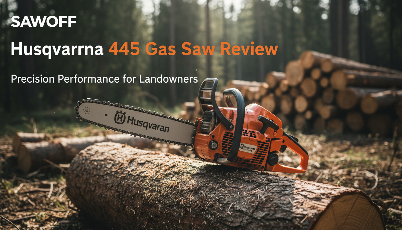 Husqvarna 445 Gas Saw Review