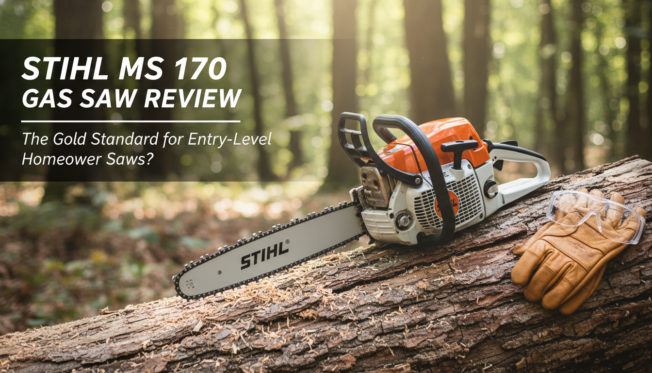 Stihl MS 170 Gas Chainsaw Review