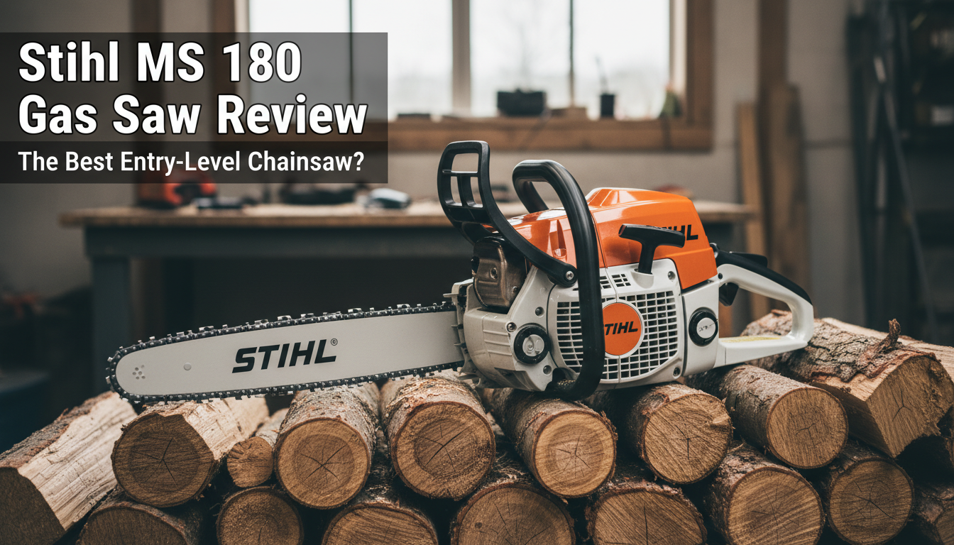 Stihl MS 180 Gas Chainsaw Review